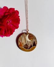 Load image into Gallery viewer, Pendant: Moon Mountains
