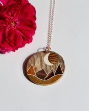 Load image into Gallery viewer, Pendant: Moon Mountains
