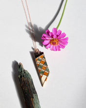 Load image into Gallery viewer, Pendant: Cascading Diamonds
