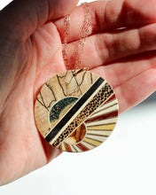 Load image into Gallery viewer, Pendant: Spalted Sunburst
