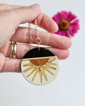 Load image into Gallery viewer, Pendant: Peeking Sunburst
