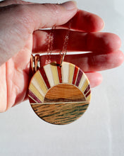 Load image into Gallery viewer, Pendant: Sunset Over The Lake
