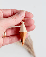 Load image into Gallery viewer, Pendant: Wooden Diamonds
